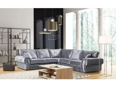 Tangent Crushed Velvet 2c2 Corner Sofas