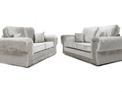 Tangent Crushed Velvet 2c2 Corner Sofas