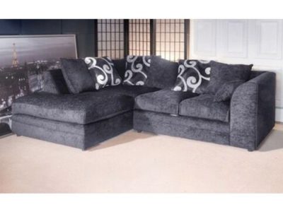 Zina Chenille Corner Sofas