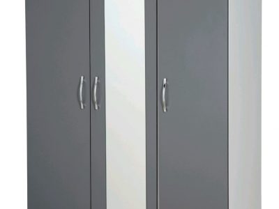 3 Door Plus Mirror Wardrobe