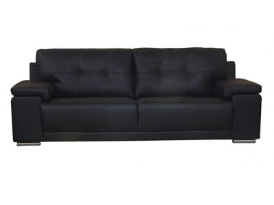 Renee Bonded Leather and Pu 3 Seater Sofa
