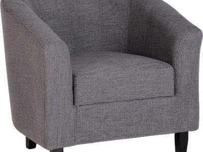 Tempo Tub Chair Grey Fabric